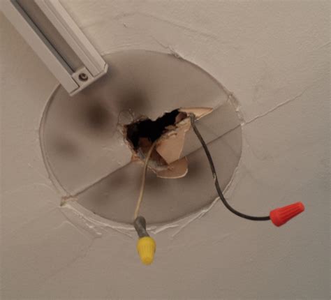 how to install decorative light over existing junction box|single junction box installation.